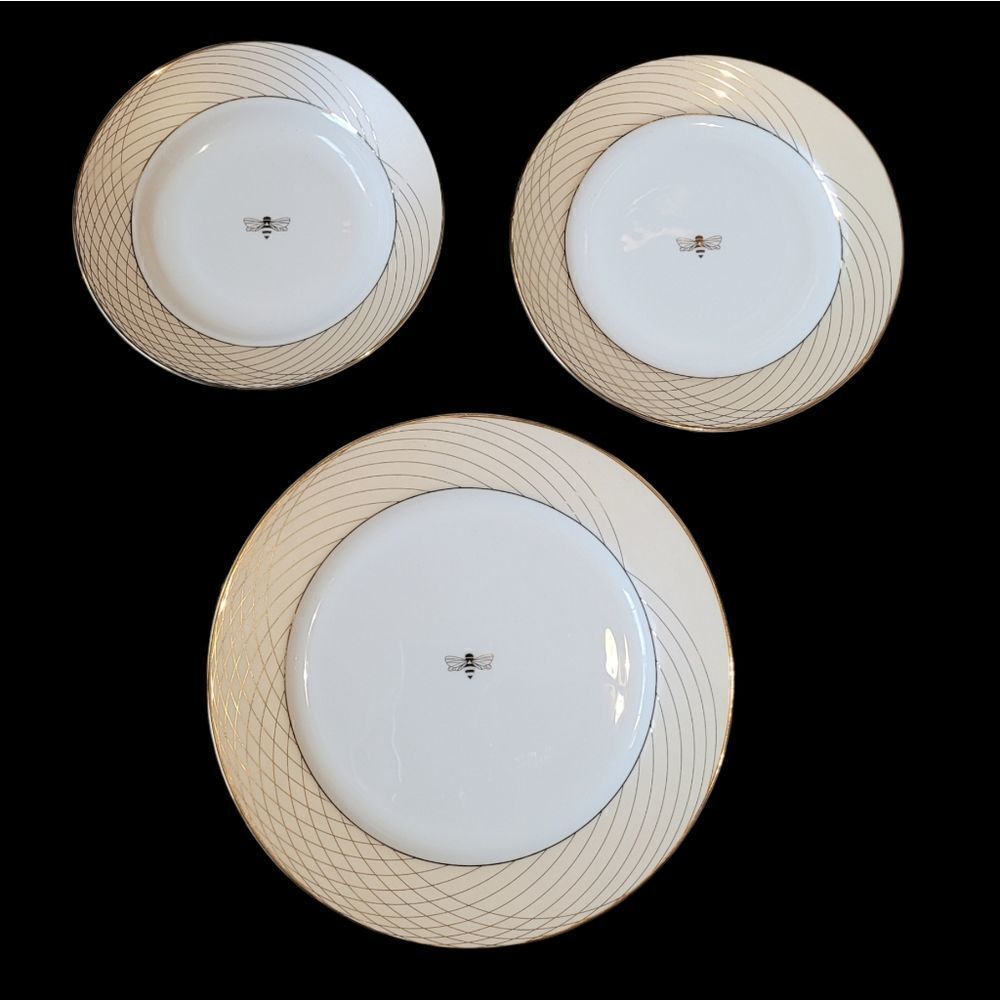 Mary Kay Golden Anniversary place setting / bumblebee
